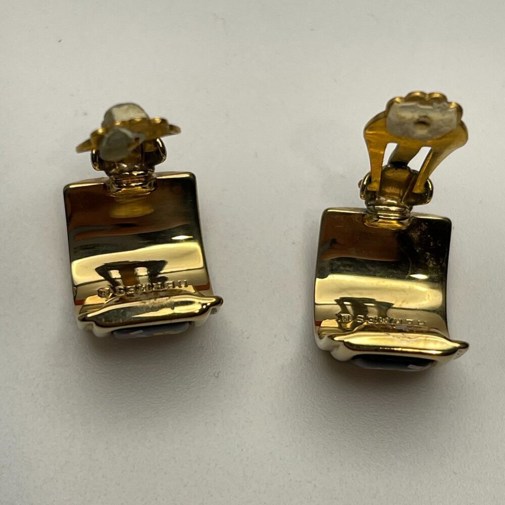 Hermès Pre-Owned 20th Century Enamel Les Flacons Clip On Earrings - Preowned - Picture 8 of 8